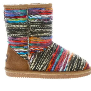 Lamo Juarez Multicolor Wool Knit Boots